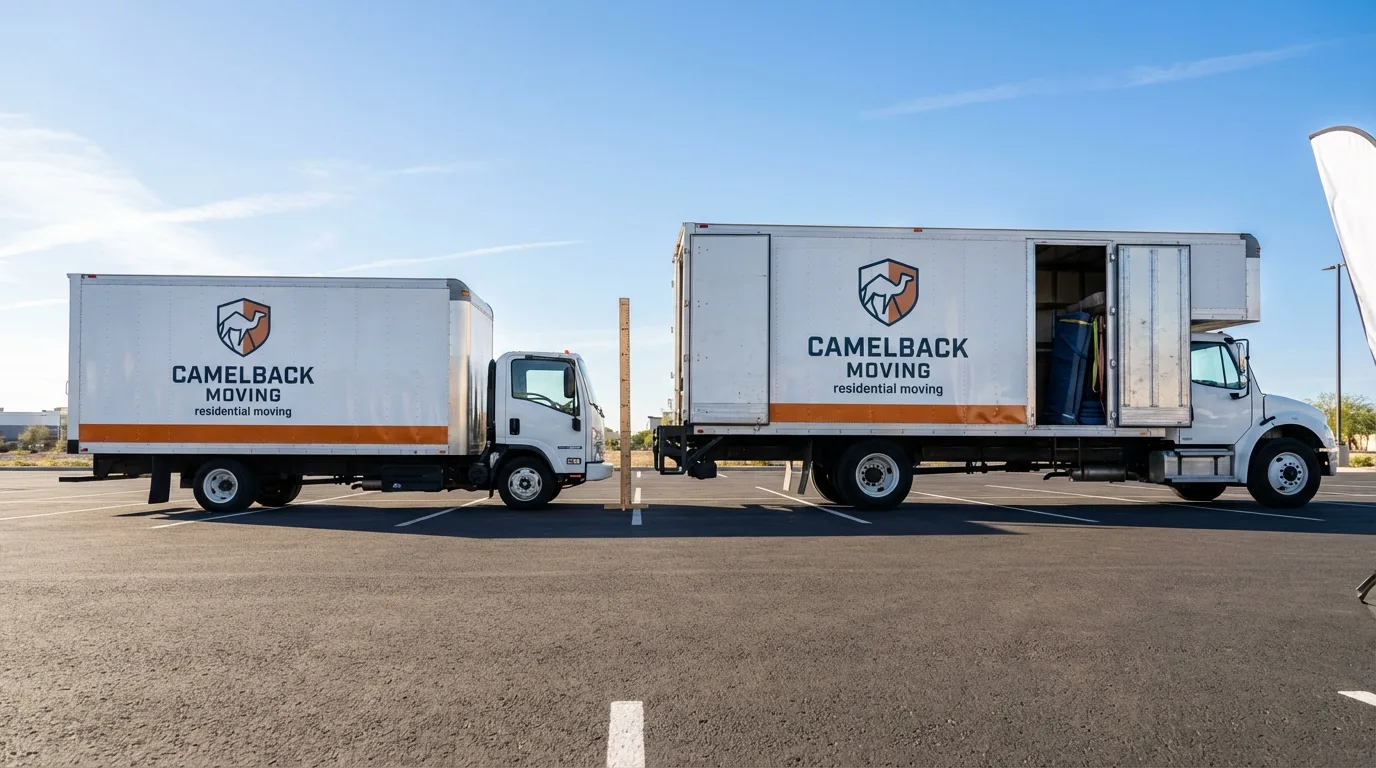 Moving truck size capacity guide in Hagaman